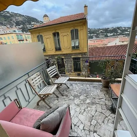Studio Avec Grande Terrasse - Vue Sur Cote D'azur Appartement